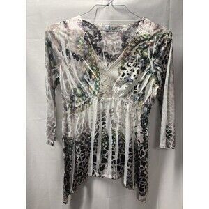 Unity World Wear Tunic Top Women P/M Tunic Top  Boho Hippie Peasant